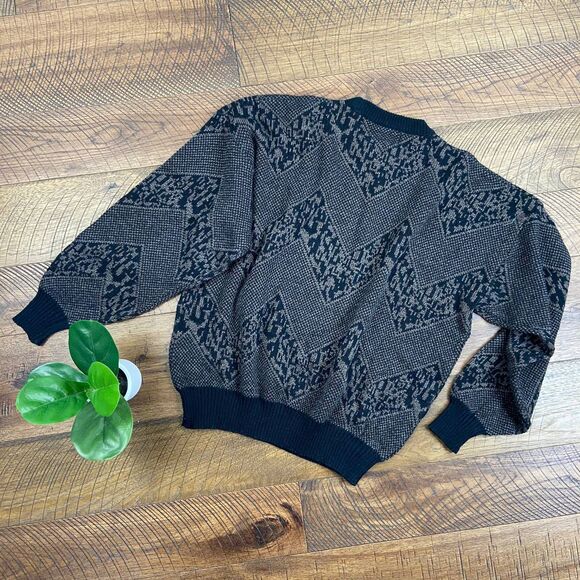 VINTAGE grandpa oversized ugly sweater - Picture 4 of 5